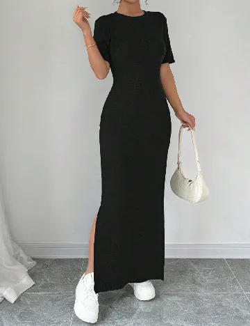 Rochie lunga SHEIN, negru Negru