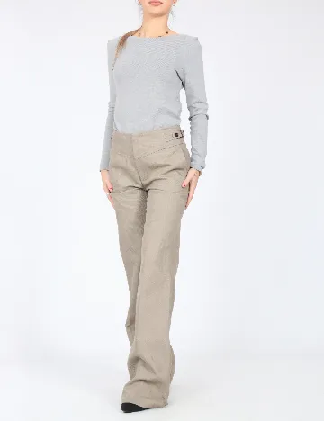 Pantaloni Zara, maro deschis Maro