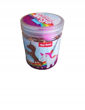 Set de lut pentru modelarea figurinelor unicorni Toi-Toys, mix culori Mix culori