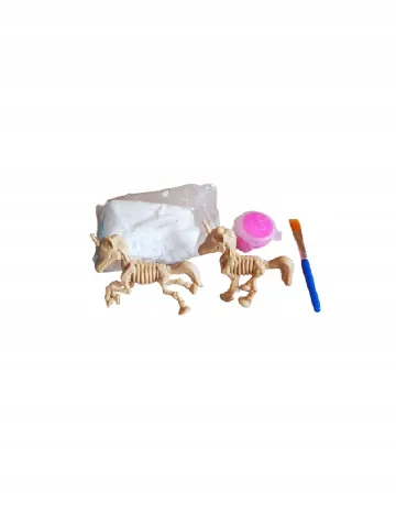 Set de lut pentru modelarea figurinelor unicorni Toi-Toys, mix culori Mix culori