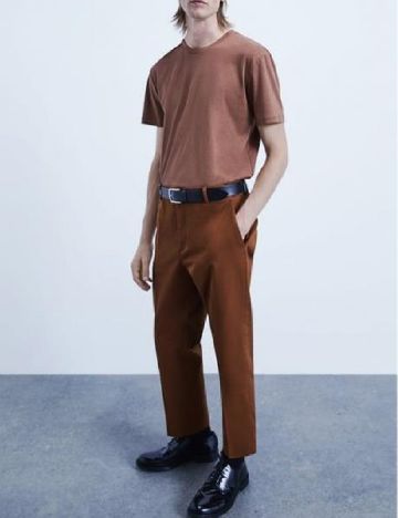 Pantaloni Zra, maro