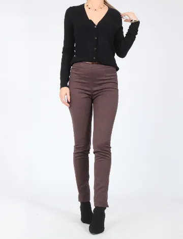 Pantaloni Zara, maro Maro