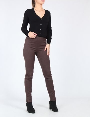 Pantaloni Zara, maro