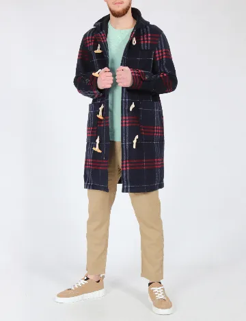 Palton oversize Zara, bleumarin Albastru