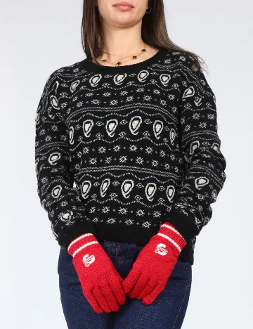 Manusi Pull&Bear, rosu Rosu