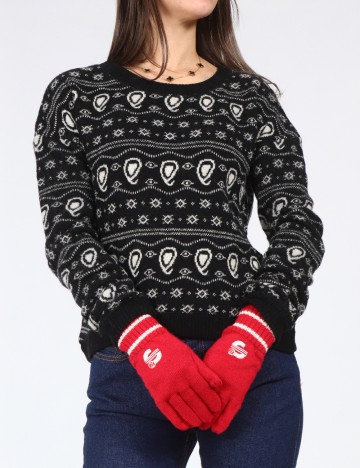 Manusi Pull&Bear, rosu