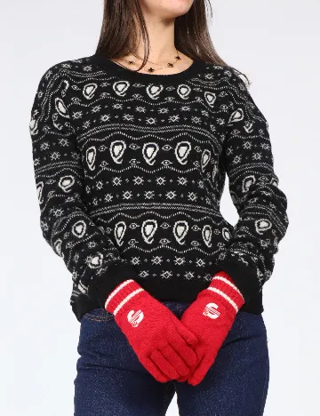 Manusi Pull&Bear, rosu Rosu