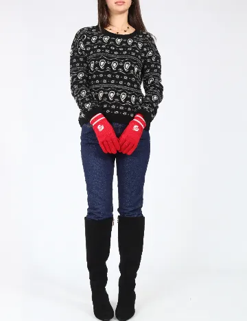 Manusi Pull&Bear, rosu Rosu