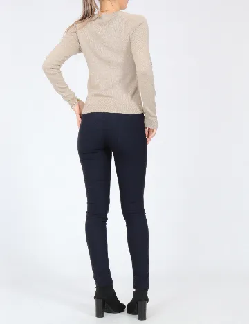 Pantaloni Zara, bleumarin Albastru