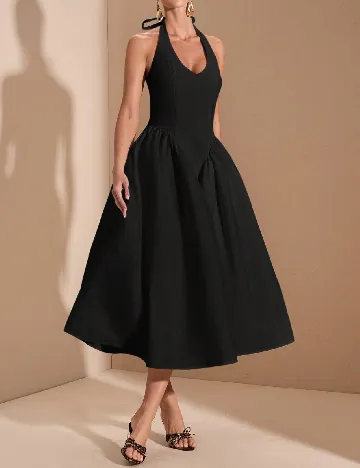 Rochie medie SHEIN, negru Negru