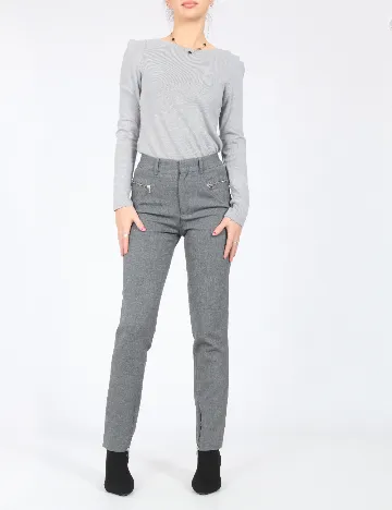 Pantaloni Zara, gri Gri