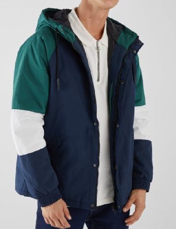 Geaca Bershka, bleumarin