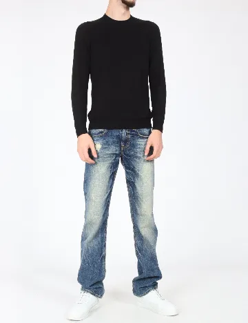 Blugi Zara, albastru Albastru