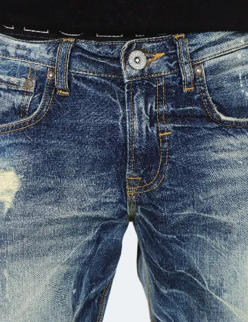 Blugi Zara, albastru Albastru