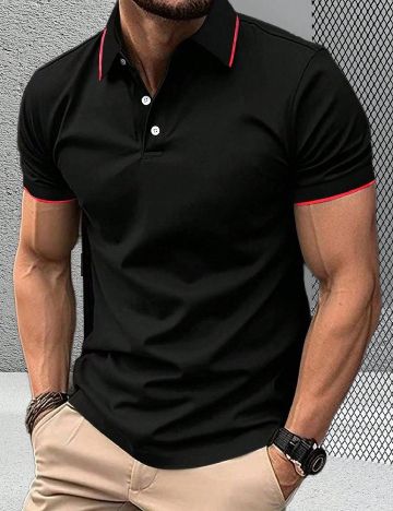 Tricou SHEIN Plus Size Men, negru