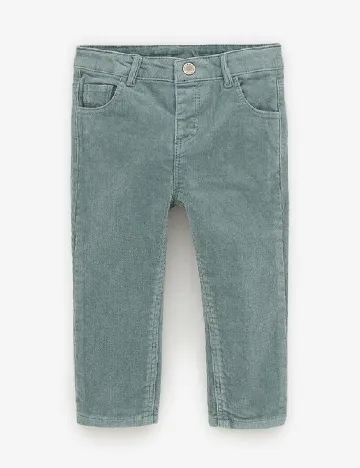 Pantaloni Zra, verde Verde
