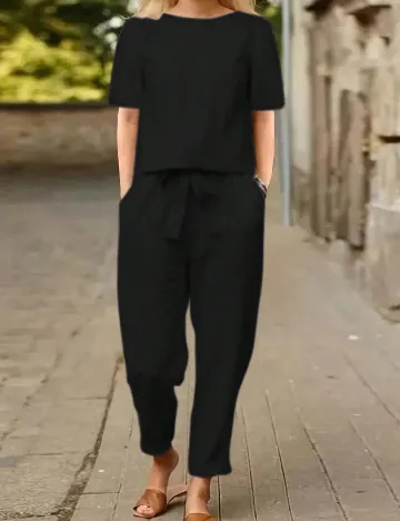 Compleu SHEIN, negru Negru