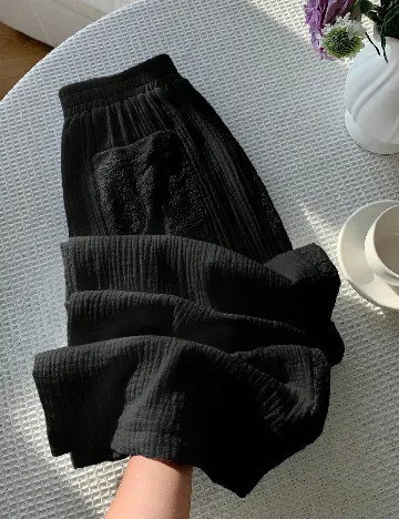 Pantaloni SHEIN, negru Negru