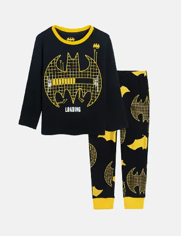 Pijama Cool Club, negru Negru