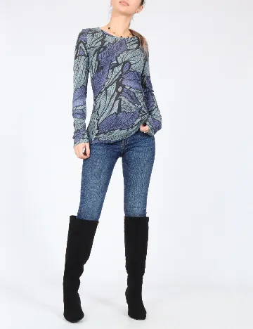 Bluza Zara, albastru Albastru