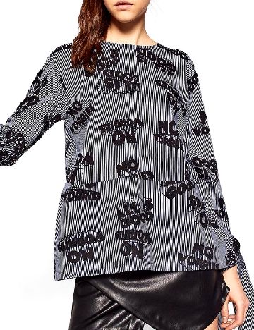 Bluza Zra, bleumarin/negru