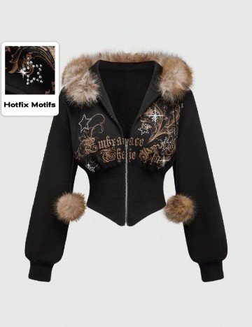 Hanorac Romwe, negru