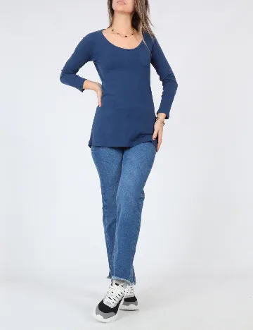 Bluza Zara, albastru Albastru