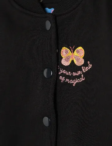 Jacheta Cool Club, negru Negru