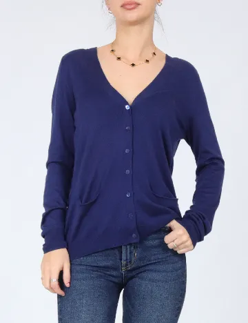 Cardigan Zara, albastru Albastru