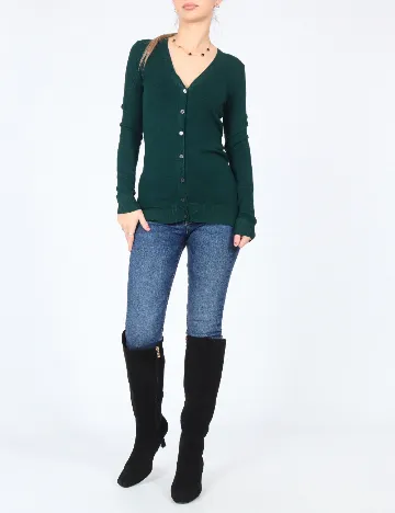 Cardigan Zara, verde Verde