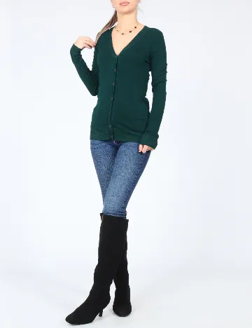 Cardigan Zara, verde Verde