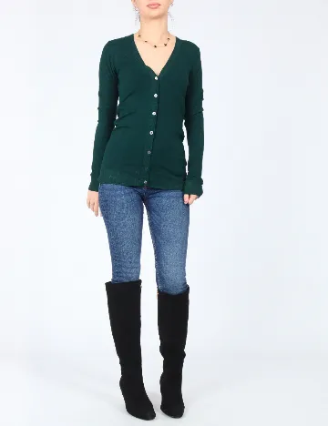 Cardigan Zara, verde Verde