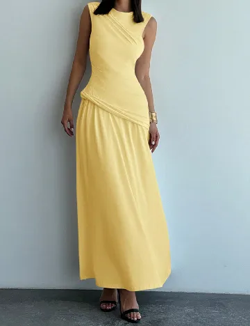 Rochie lunga SHEIN, galben Galben