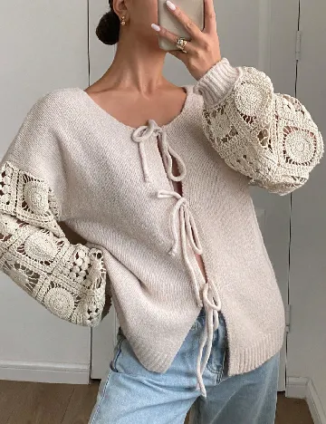 Bluza SHEIN, crem Crem