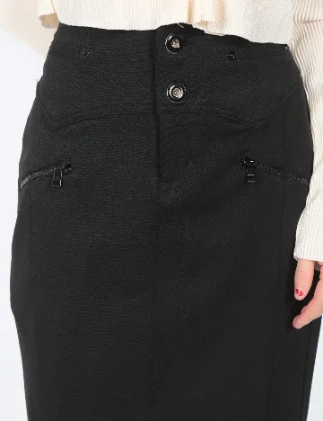 Fusta Zara, negru Negru