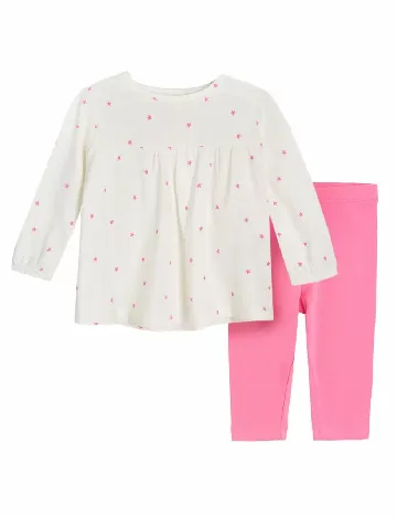 Compleu Cool Club, alb/roz Roz