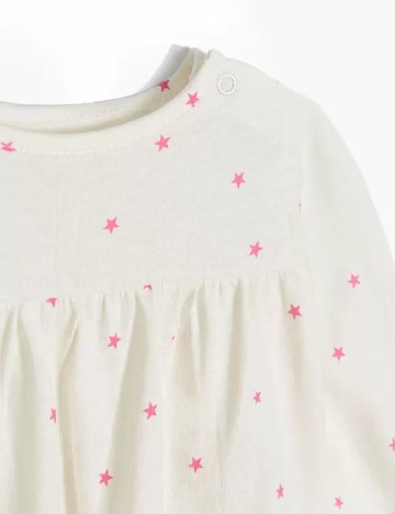 Compleu Cool Club, alb/roz