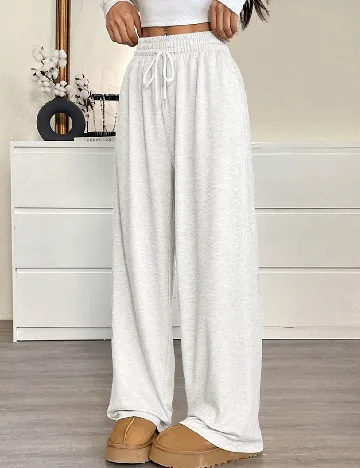Pantaloni SHEIN, alb Alb
