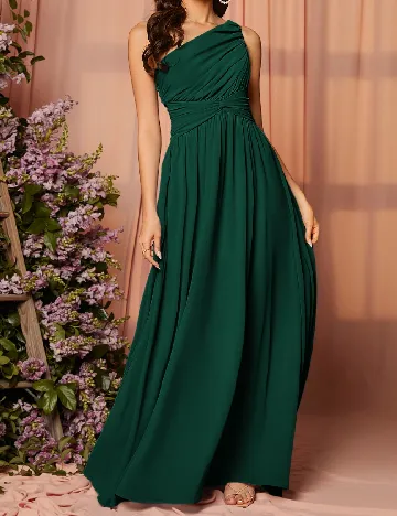Rochie lunga SHEIN, verde Verde