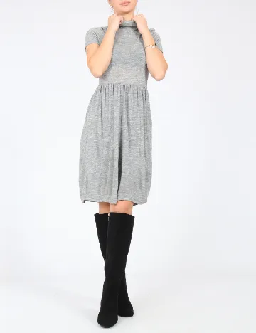 Rochie scurta Zara, gri Gri