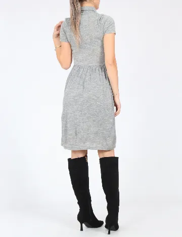 Rochie scurta Zara, gri Gri