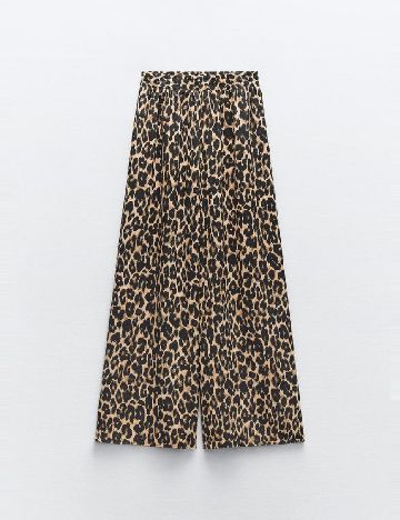 Pantaloni Zra, animal print