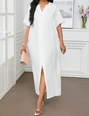 Rochie medie SHEIN, alb Alb