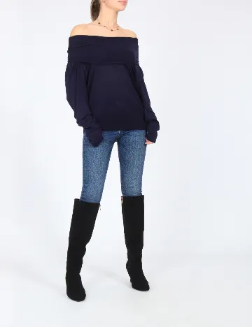 Bluza Zara, bleumarin Albastru