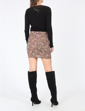 Fusta Bershka, floral print