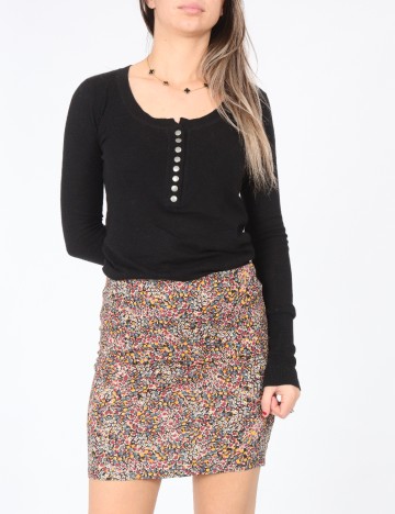 Fusta Bershka, floral print