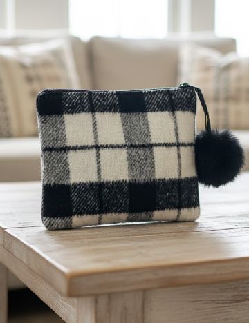 Portfard Zara, alb/negru