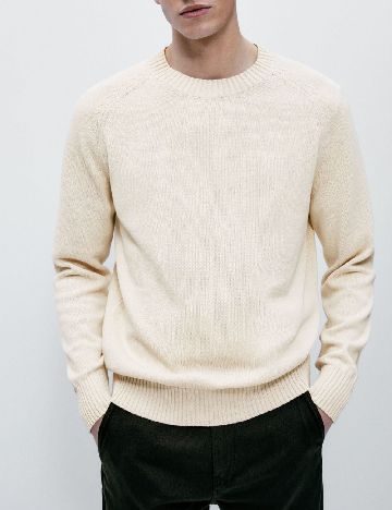 Pulover Massimo Dutti, bej