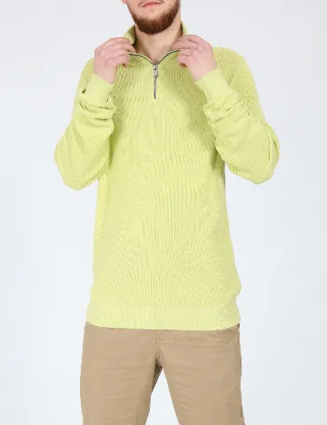 Pulover Massimo Dutti, verde Verde