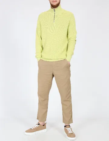 Pulover Massimo Dutti, verde Verde